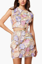 Avalynn 3D Lace Mini Set | Dress In Beauty